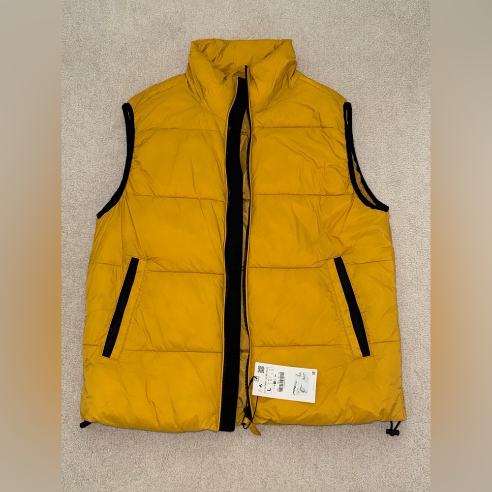 Zara Large Yellow Men's Vest